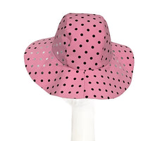 Load image into Gallery viewer, Pink Polka Dot Sun Hat